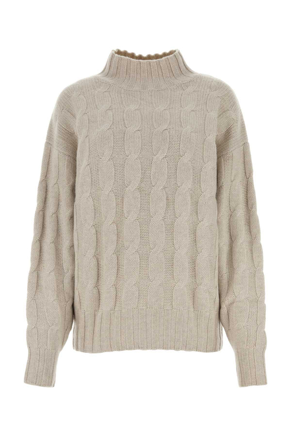 Le Kasha 100% Organic cashmere sweater in beige
