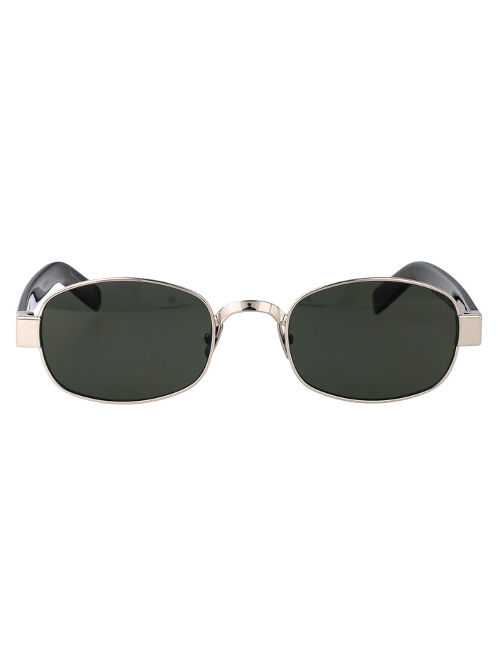 Sl 706 002 Silver-havana-grey Metal Sunglasses