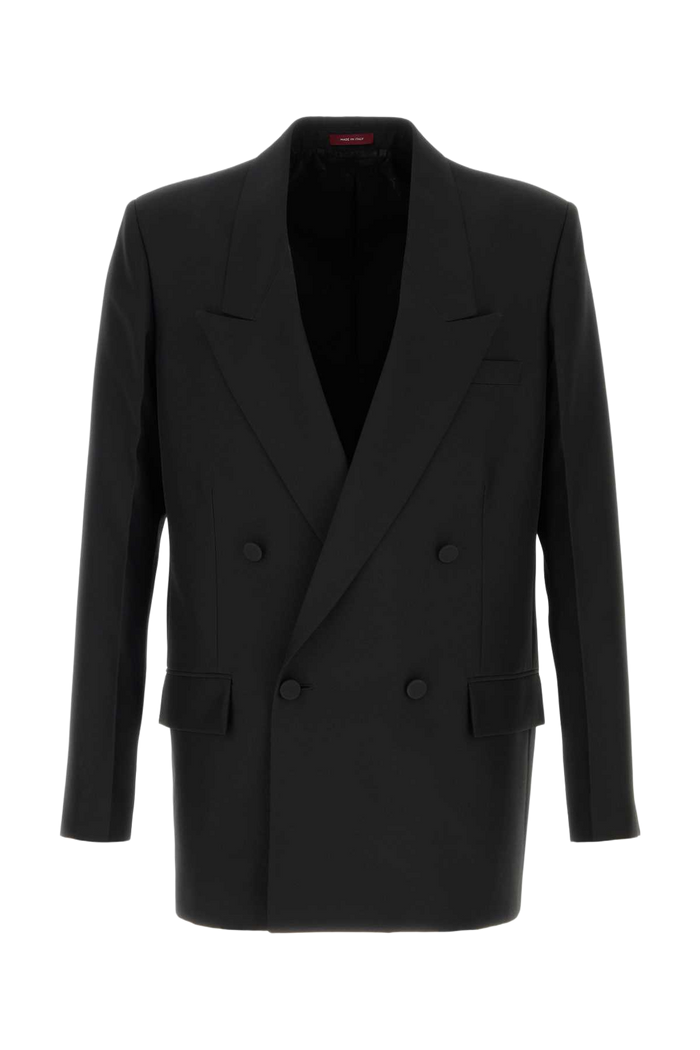 Black Panama Blazer Nero Giacche E Gilet