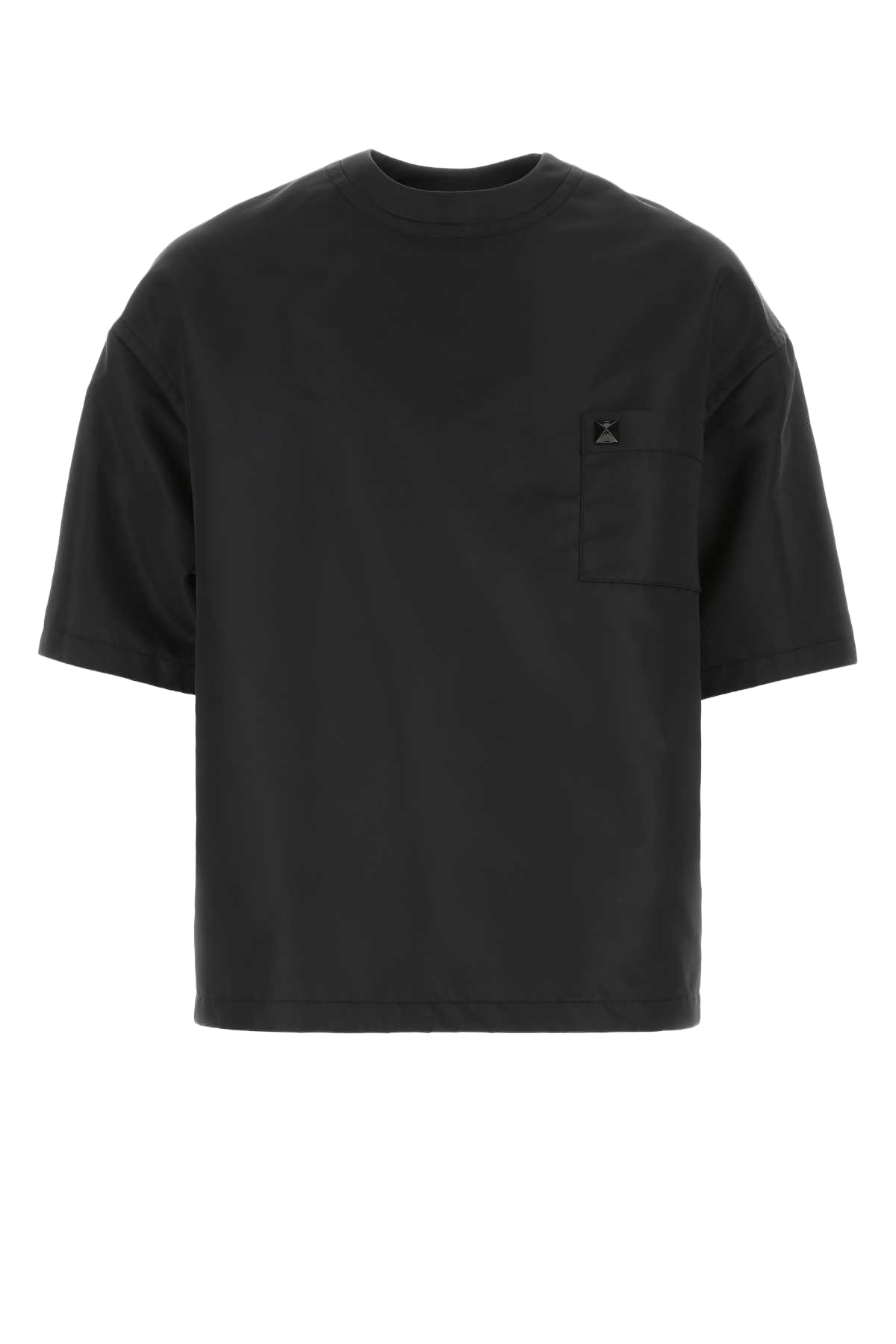 Black Nylon Oversize Shirt 0no T-shirt