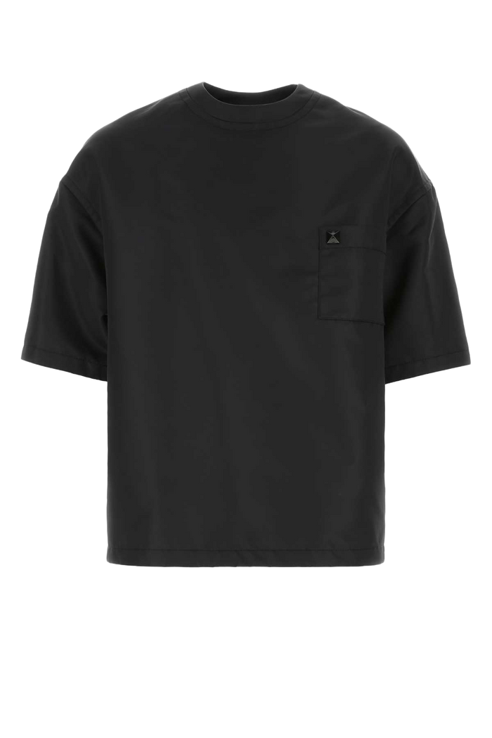 Black Nylon Oversize Shirt 0no T-shirt