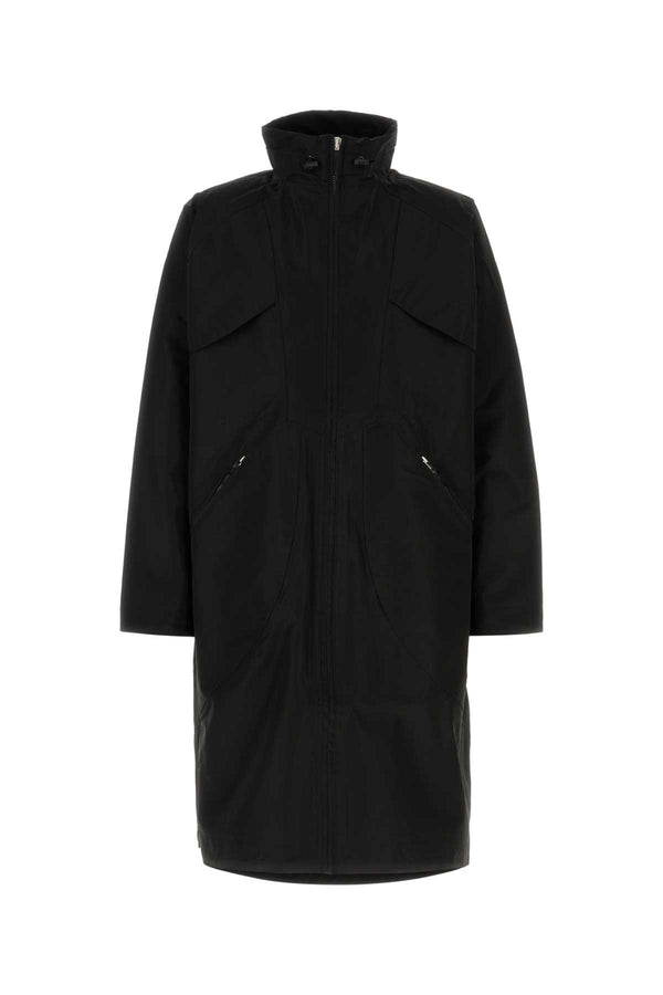 Entire Studios Coat 100% Polyester raincoat in black