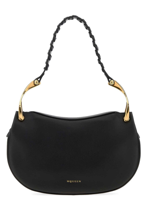 Alexander McQueen Calf skin shoulder bag in black