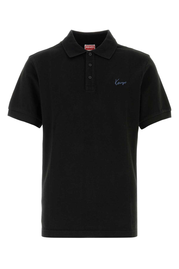 Kenzo 100% Cotton polo in black
