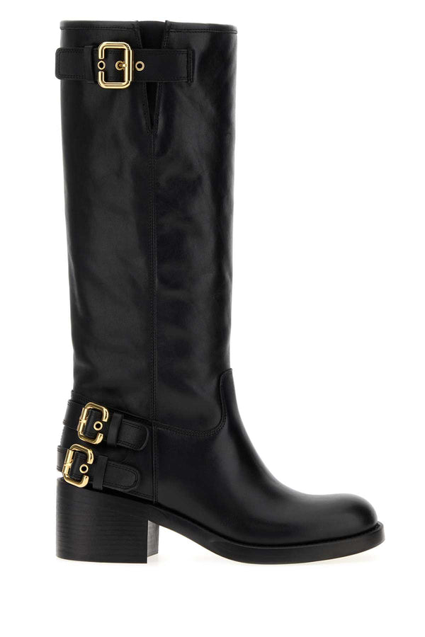 Chloé Bikers Exterior: 10% Leather boot in black