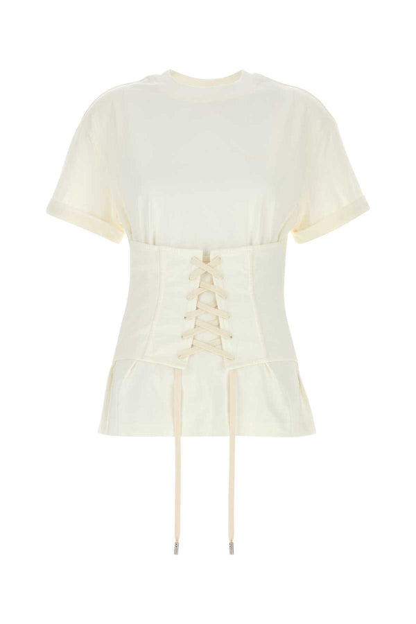 Alexander McQueen 100% Cotton t-shirt in white