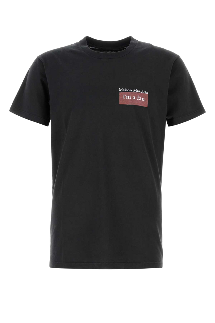 Slate Cotton T-Shirt Charcoal Tessuto Primario: Cotone