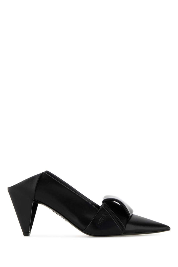 Loewe Exterior: 100% Lamb mule heel in black