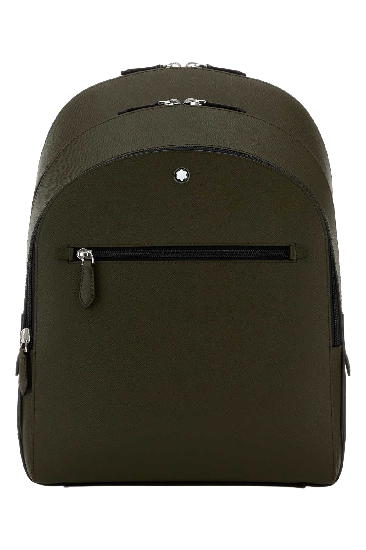 Olive Green Leather Sartorial Backpack 000 Zaini