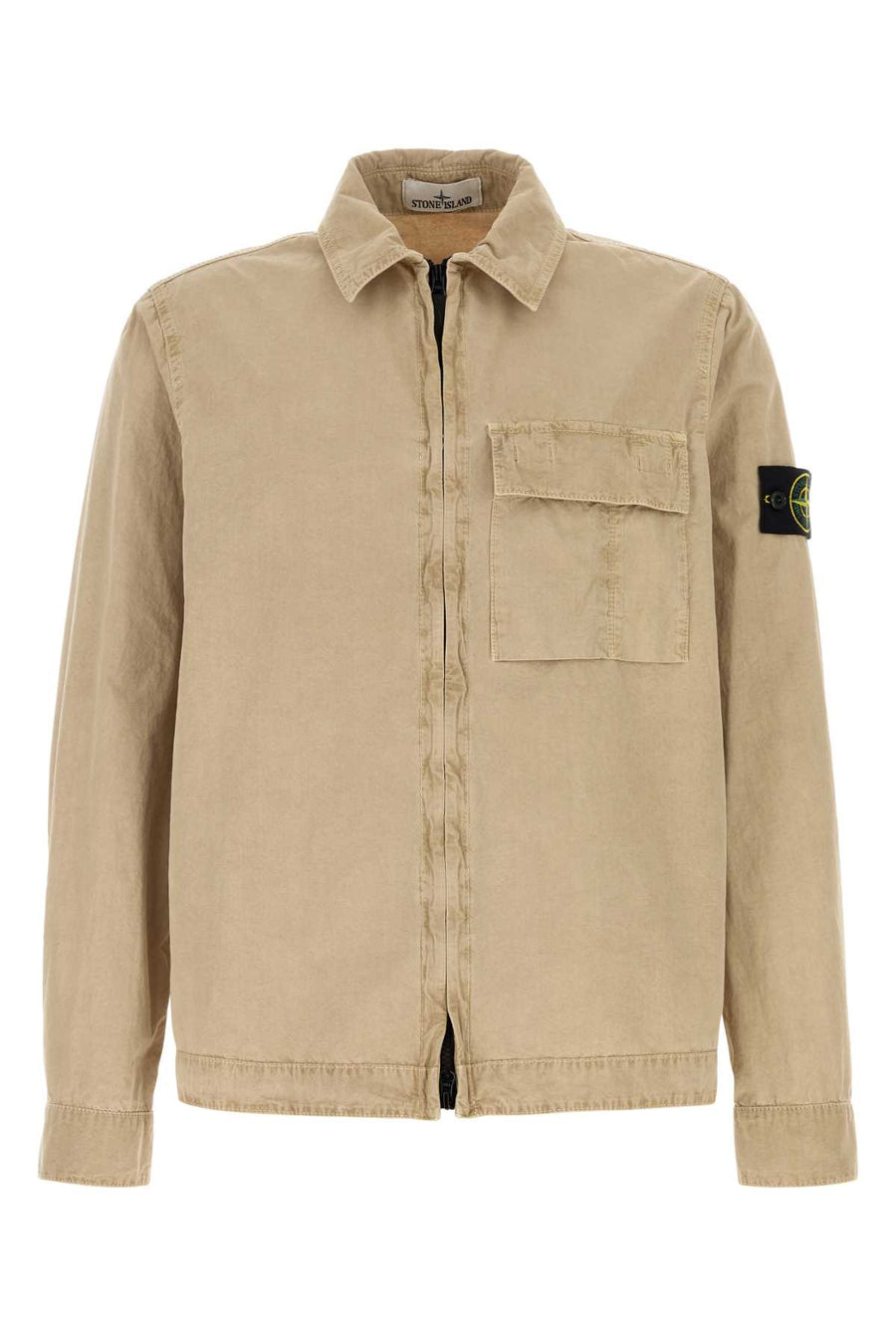 Stone Island 100% Cotton shirt in beige