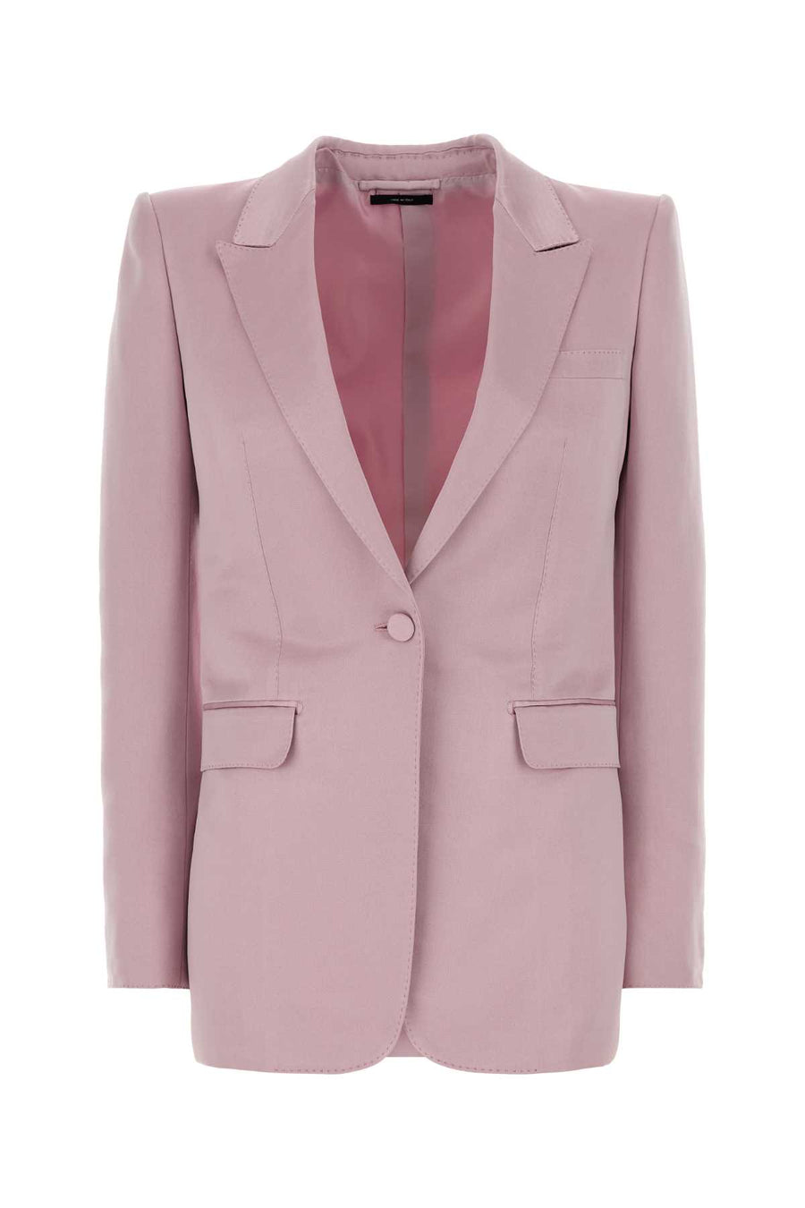 Tom Ford Exterior: 61% Cotton 39% Silk; Lining: 59% Cupro 41% Silk blazer in pink