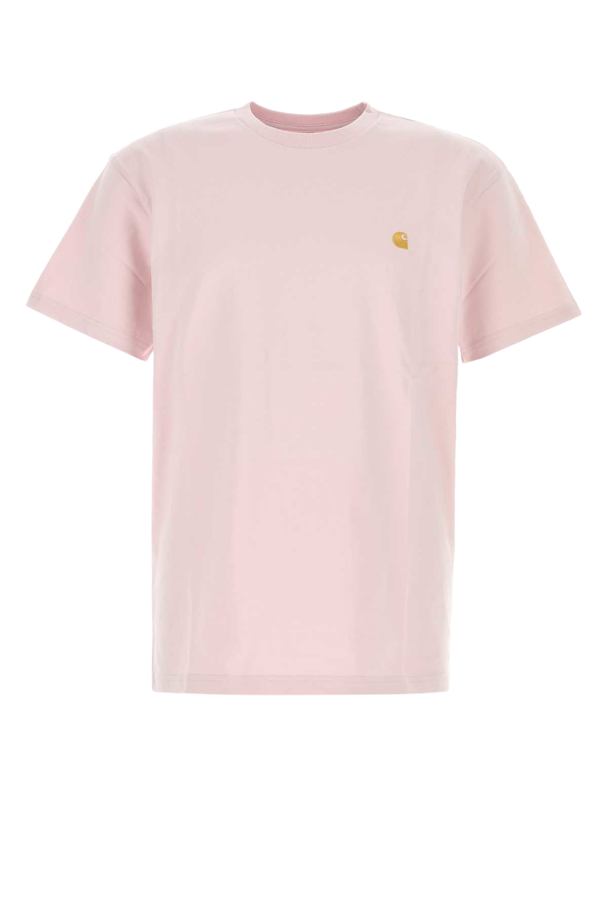 Pastel Pink Cotton S-S Chase T-Shirt Airpinkgold Exterior