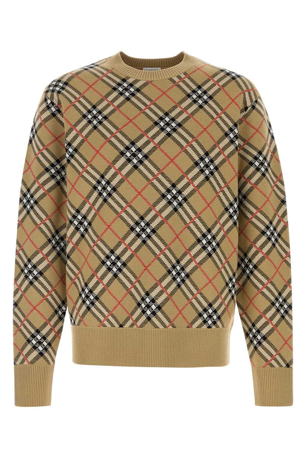 Burberry Schk 63% Cotton sweater in beige