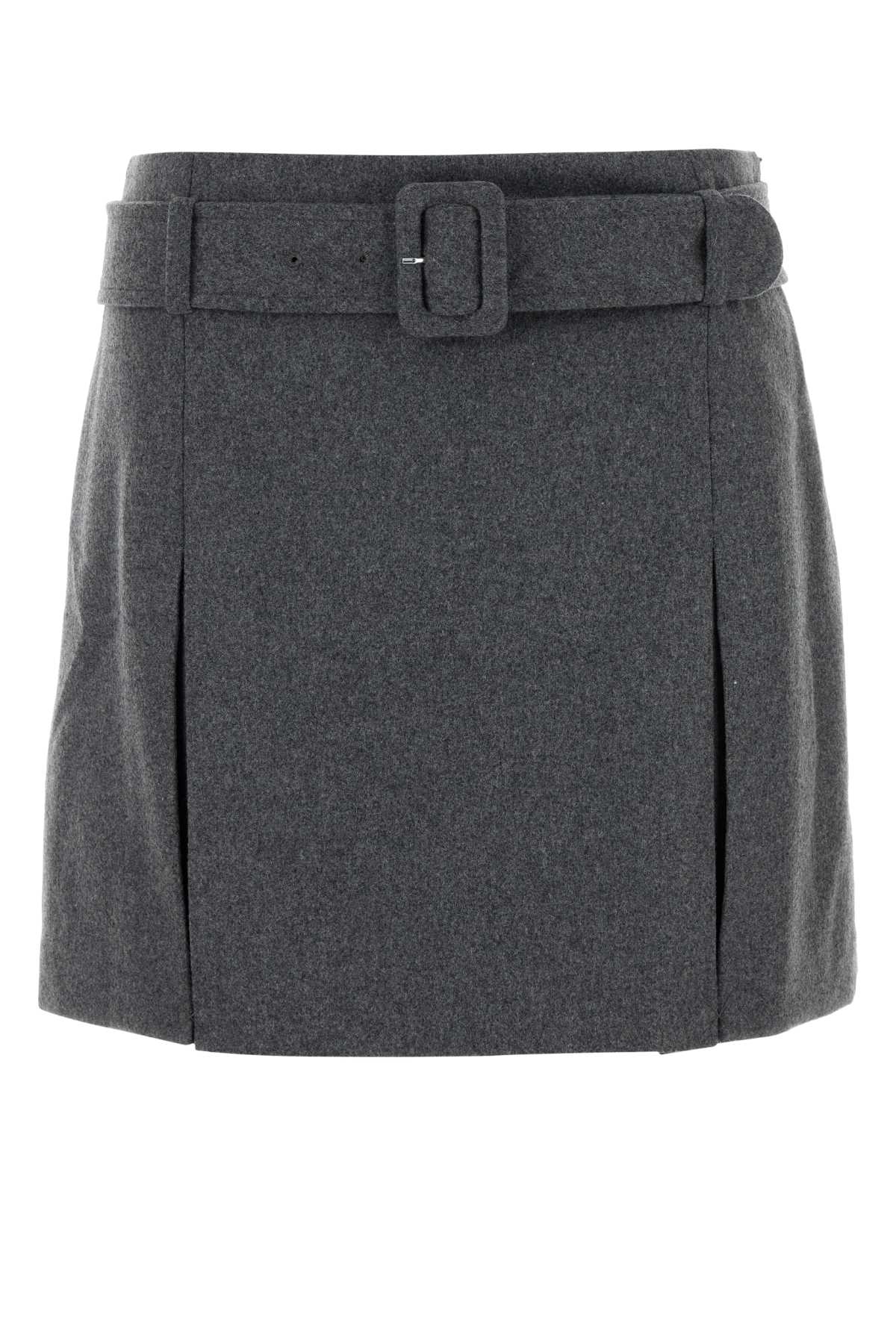 Grey Flannel Cecile Mini Skirt Heathergrey Gonne