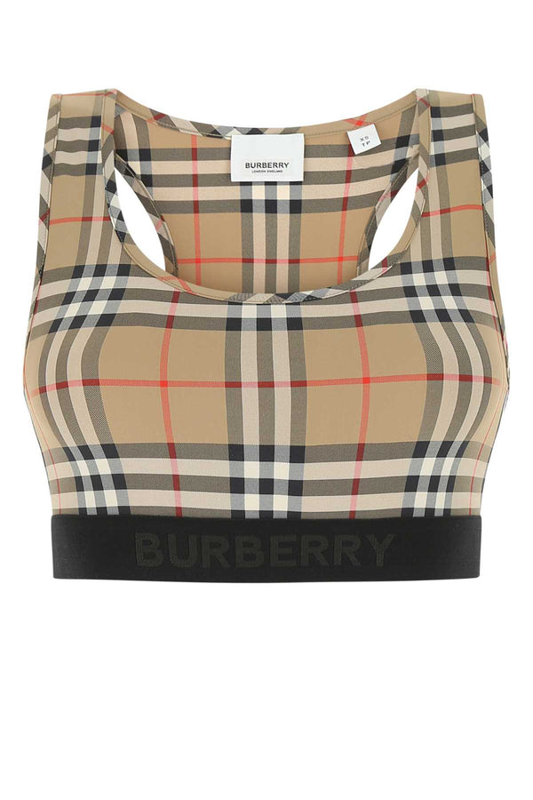 Burberry 88% Polyamide (nylon) tank top in beige