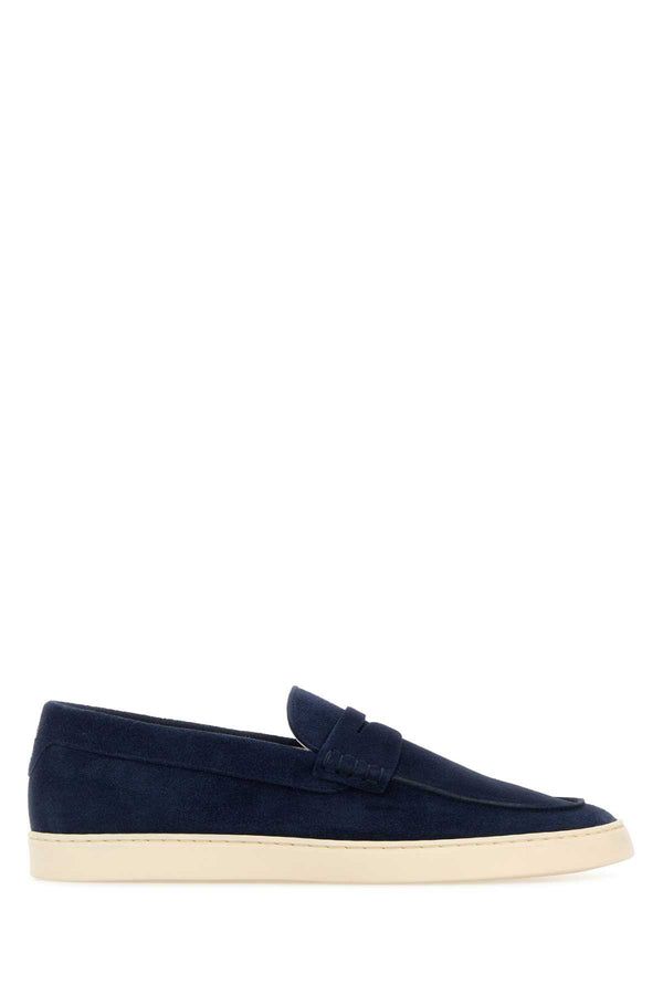Brunello Cucinelli Sneakers 100% Leather loafer in navy