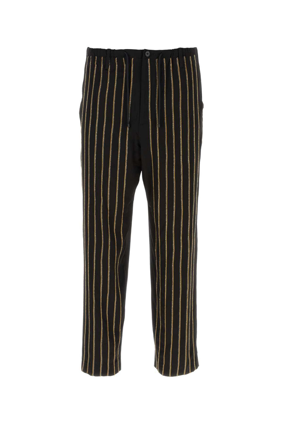 Dries Van Noten 67% Viscose 33% Cotton trousers in black