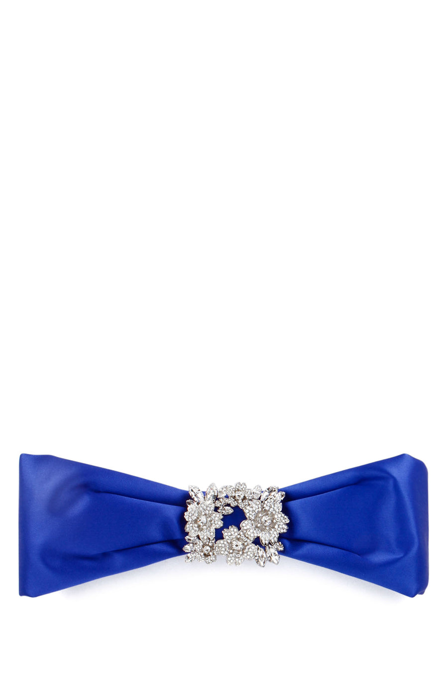 Roger Vivier Satin with crystal embellishment hair band in blue