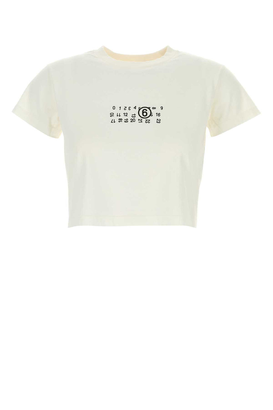 MM6 Maison Margiela 100% Cotton t-shirt in white