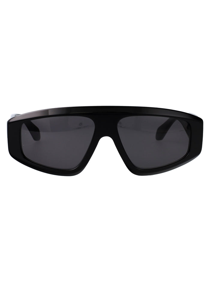 Black-black-grey Recycled Acetate Sunglasses