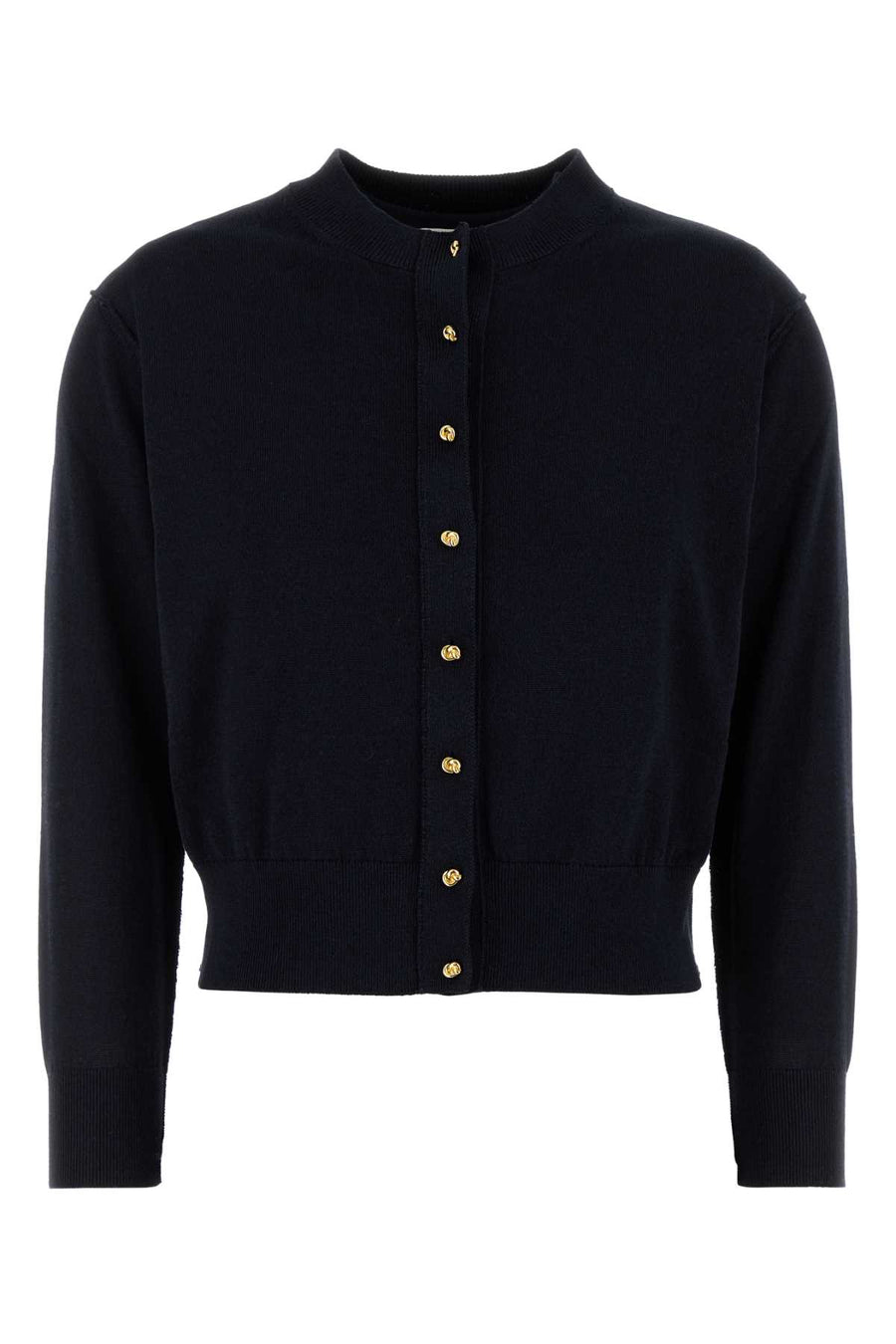 Bottega Veneta 60% Cotton cardigan in navy