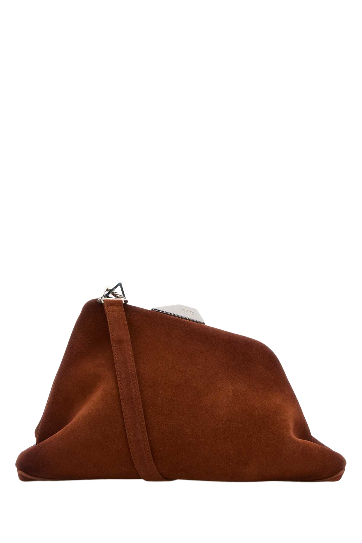 Caramel Suede Day Off Clutch Lightbrown