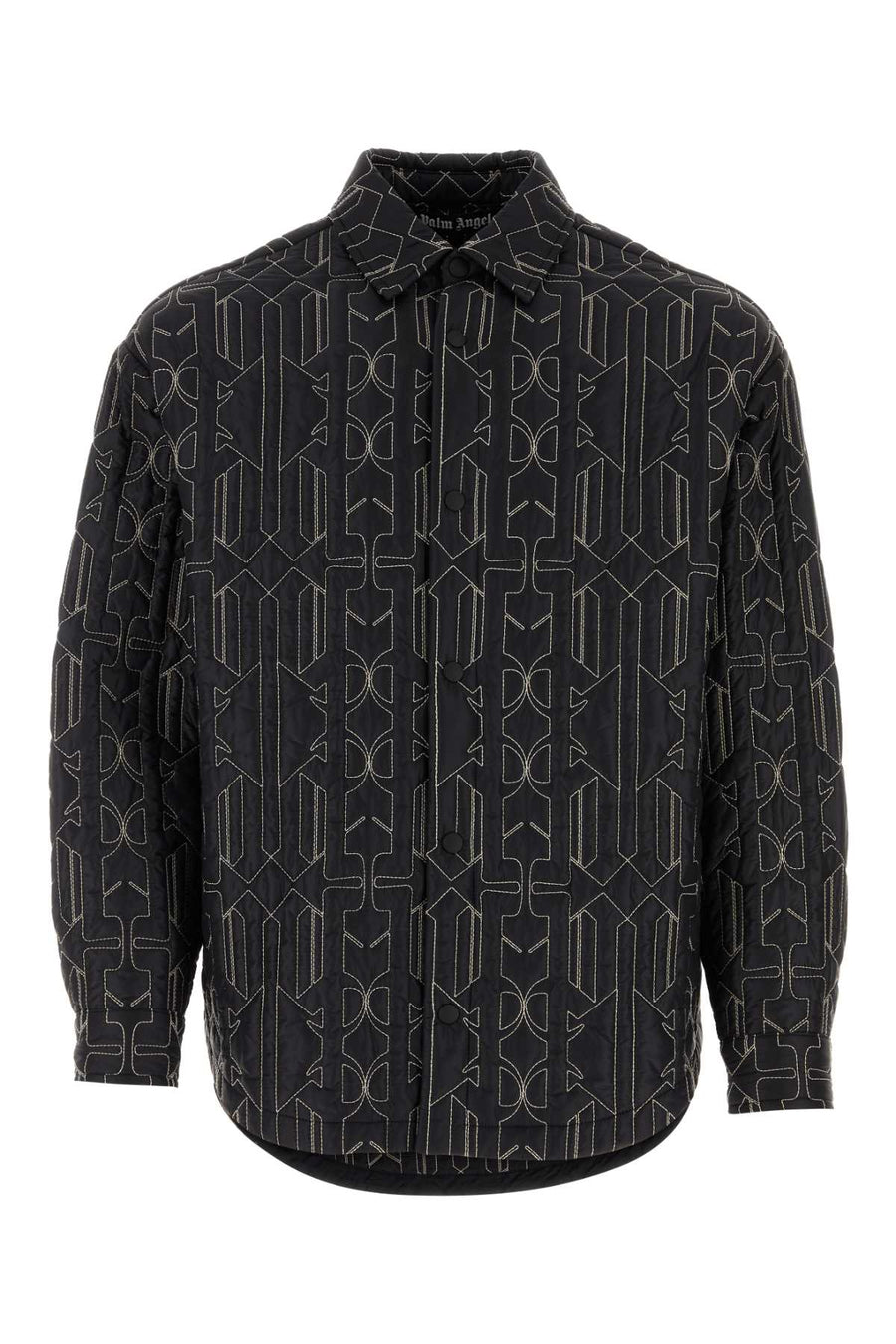 Palm Angels Exterior: 100% Nylon shirt in anthracite