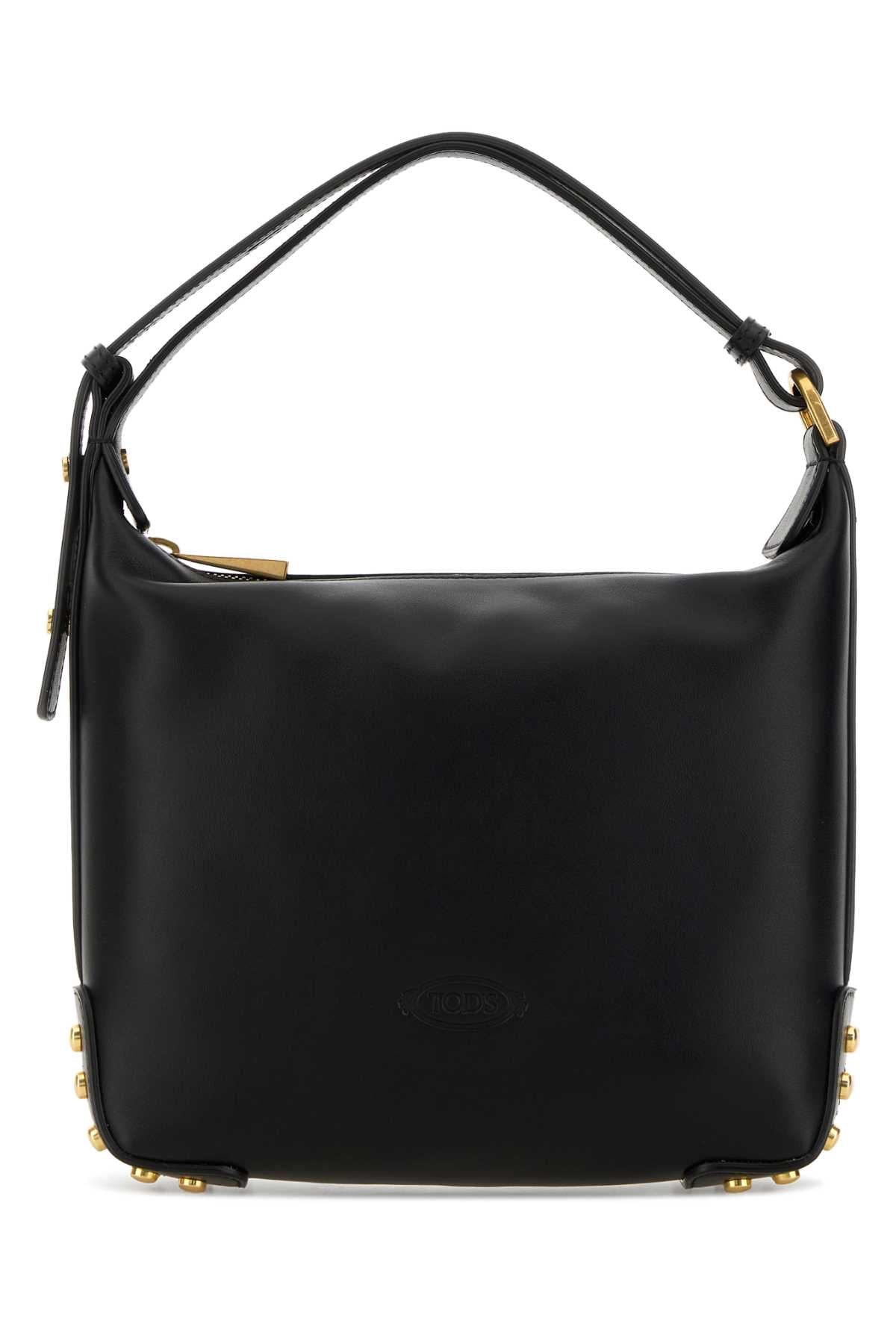 Black Leather Shoulder Bag Nero Borse A Mano