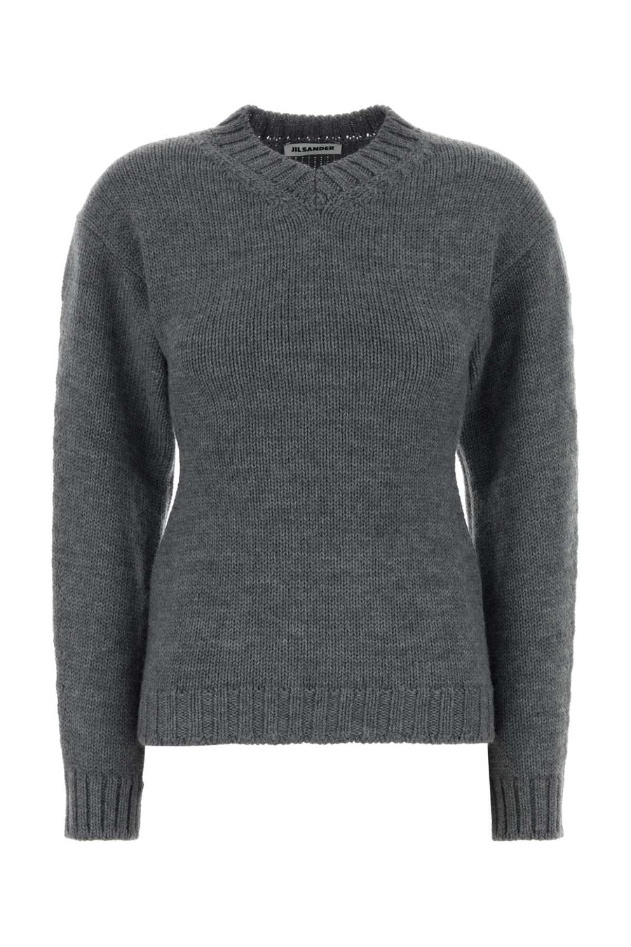 Jil Sander 100% Wool sweater in gray