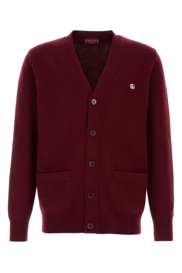 Gucci Wool and cashmere blend cardigan in red