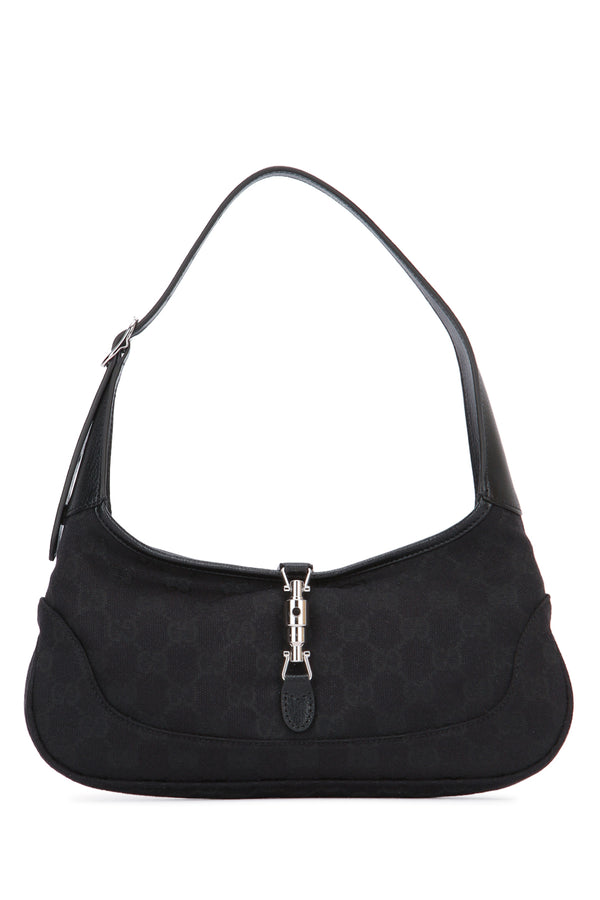 Gucci Jackie 52% polyester shoulder bag in black