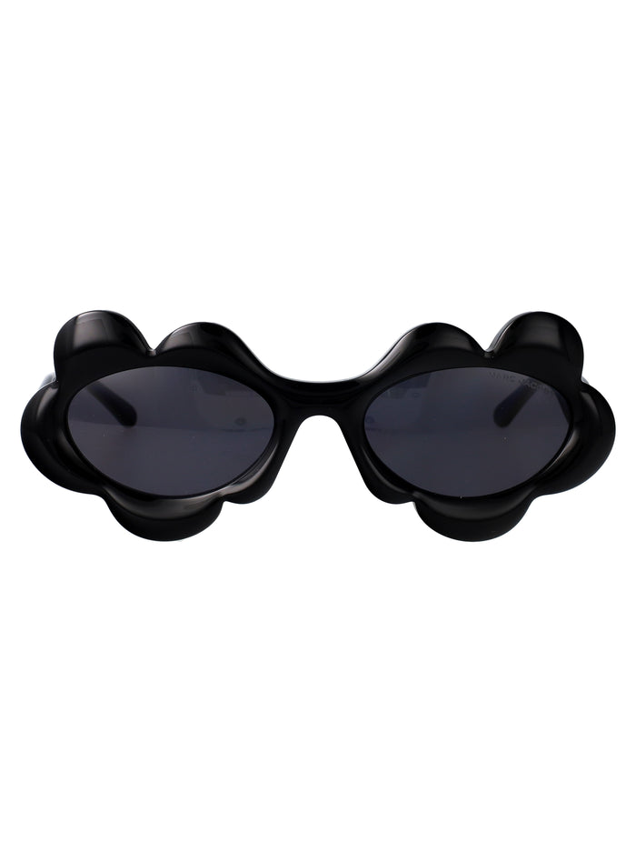 Marc 886-G-S Black Acetate Sunglasses