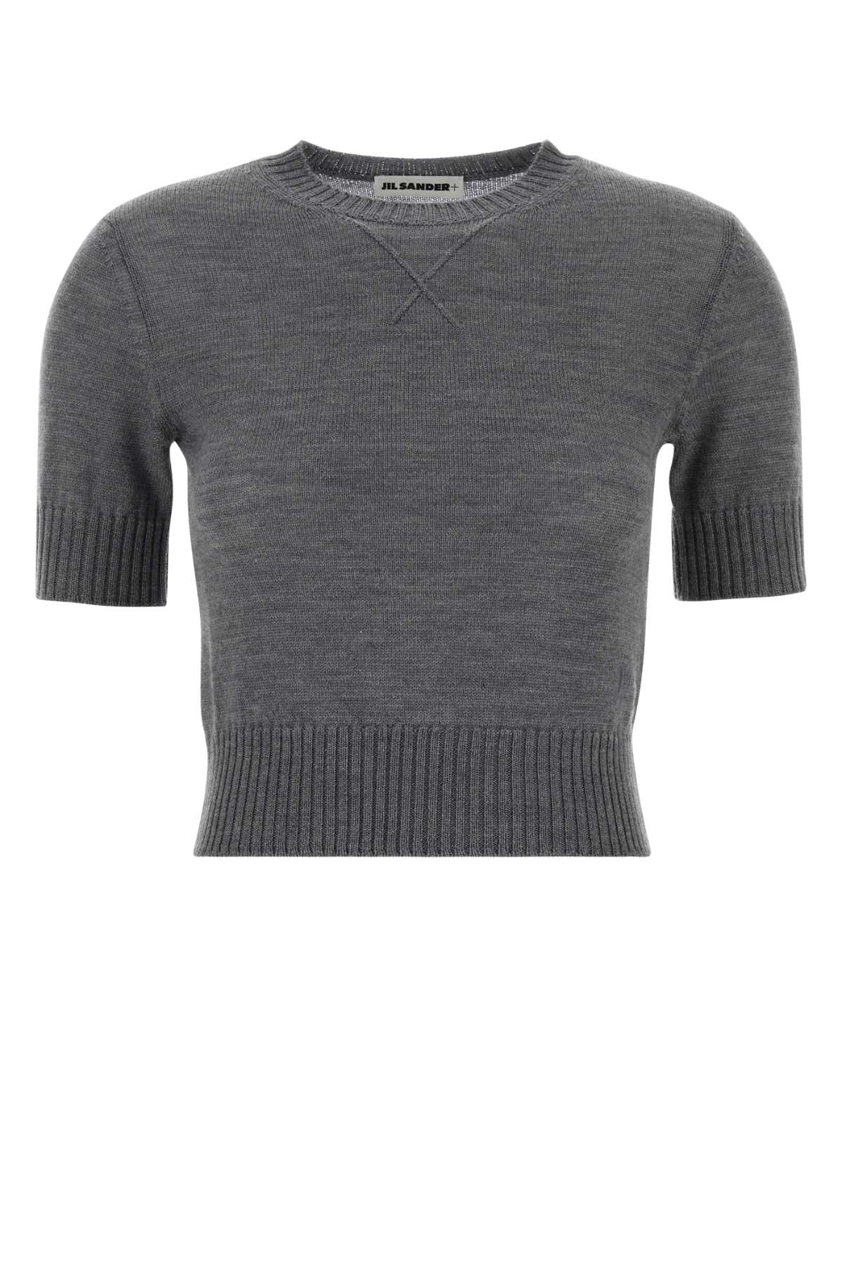 Dark Grey Wool Sweater Londonfog Lana Vergine Maglieria