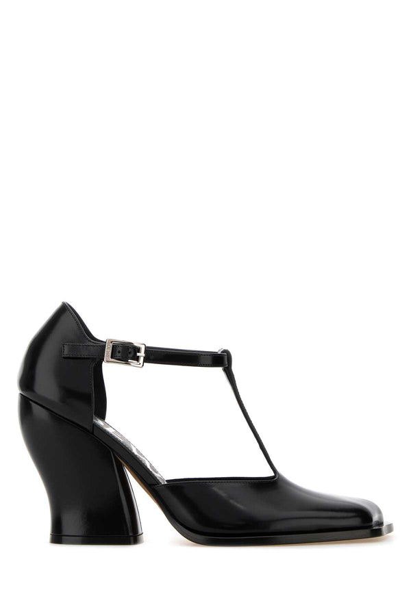 Loewe Pump Exterior: 100% Calf heel in black