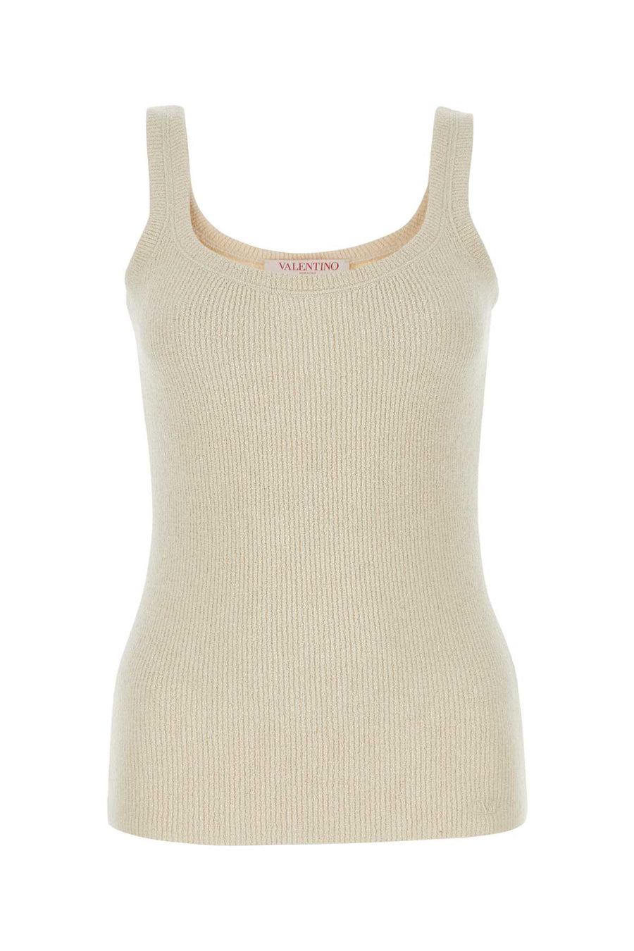 Valentino Garavani 100% Silk tank top in beige