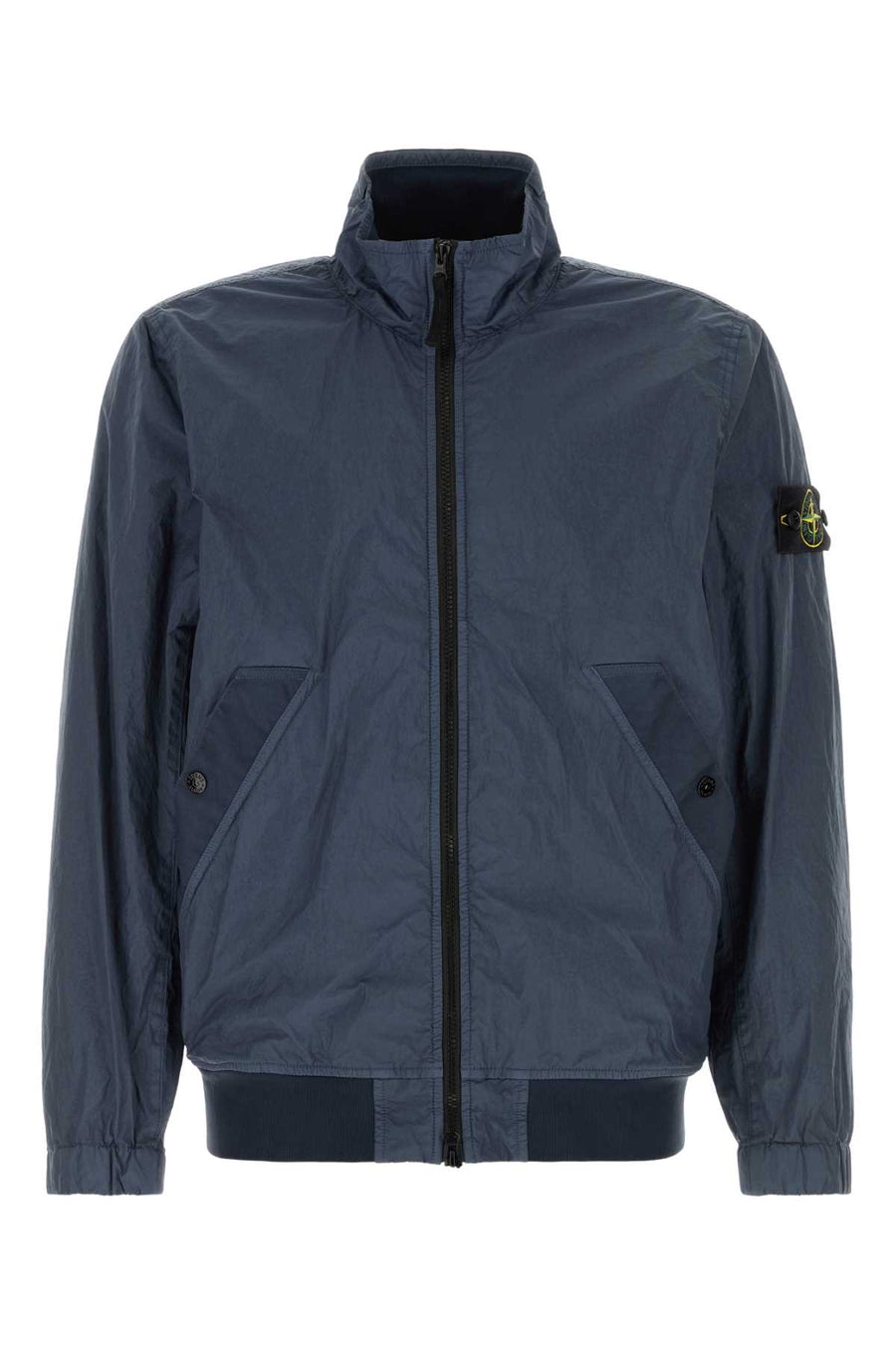 Stone Island Exterior: 100% Nylon. Lining: 100% Nylon jacket in blue