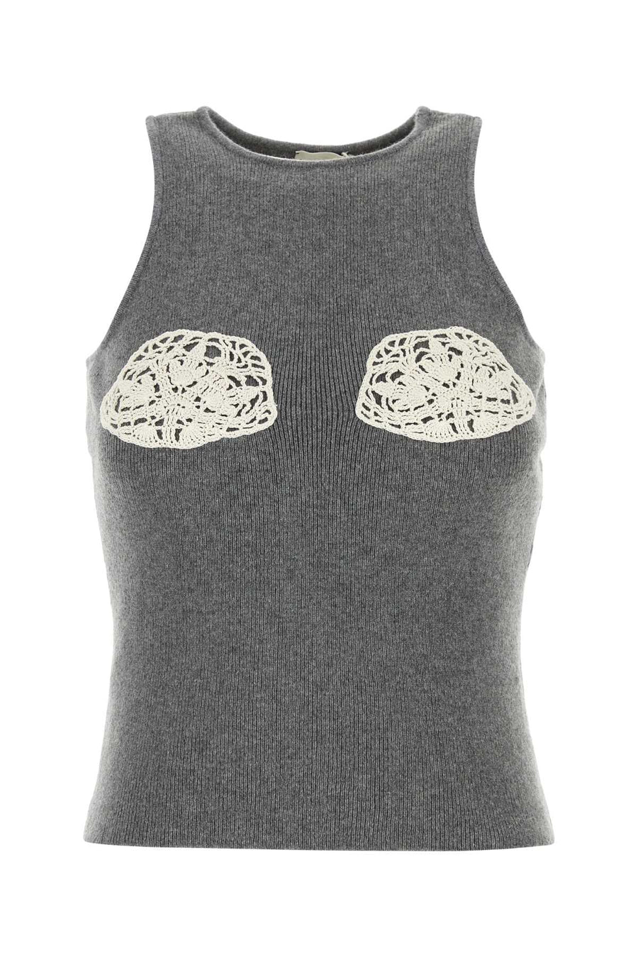 Magda Butrym 100% Cashmere tank top in gray