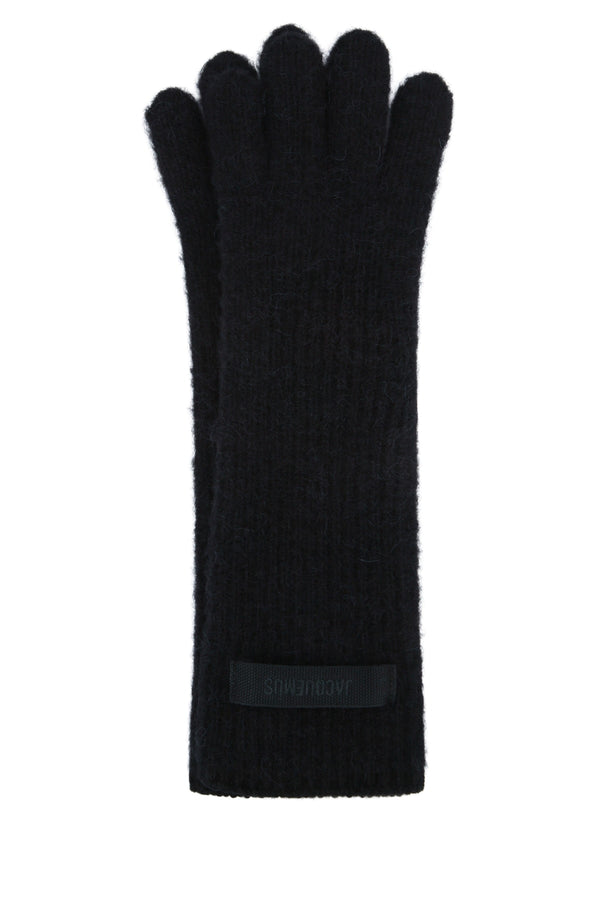 Jacquemus Gants 100% Wool gloves in black