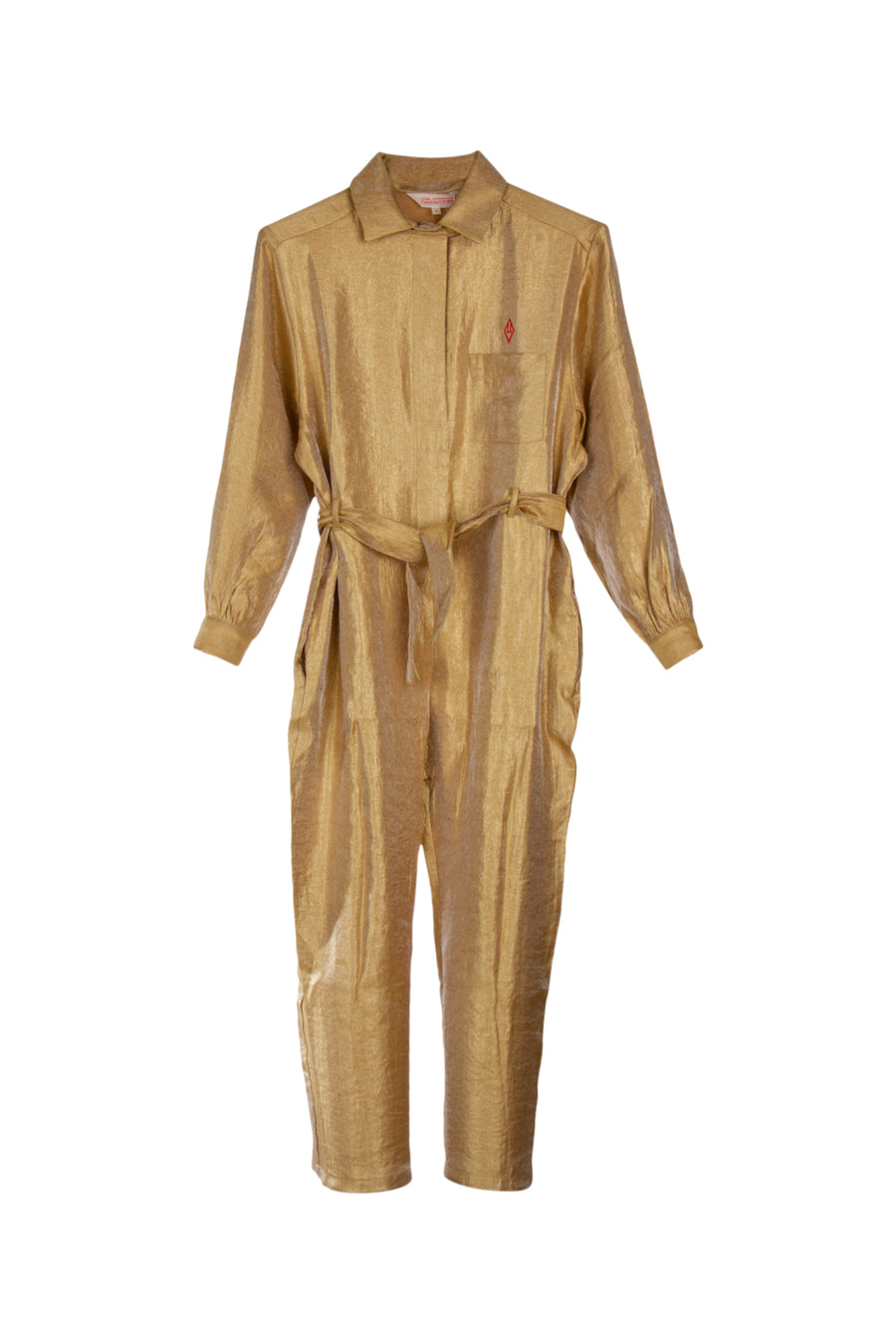 The Animals Observatory Linen jumpsuit in beige