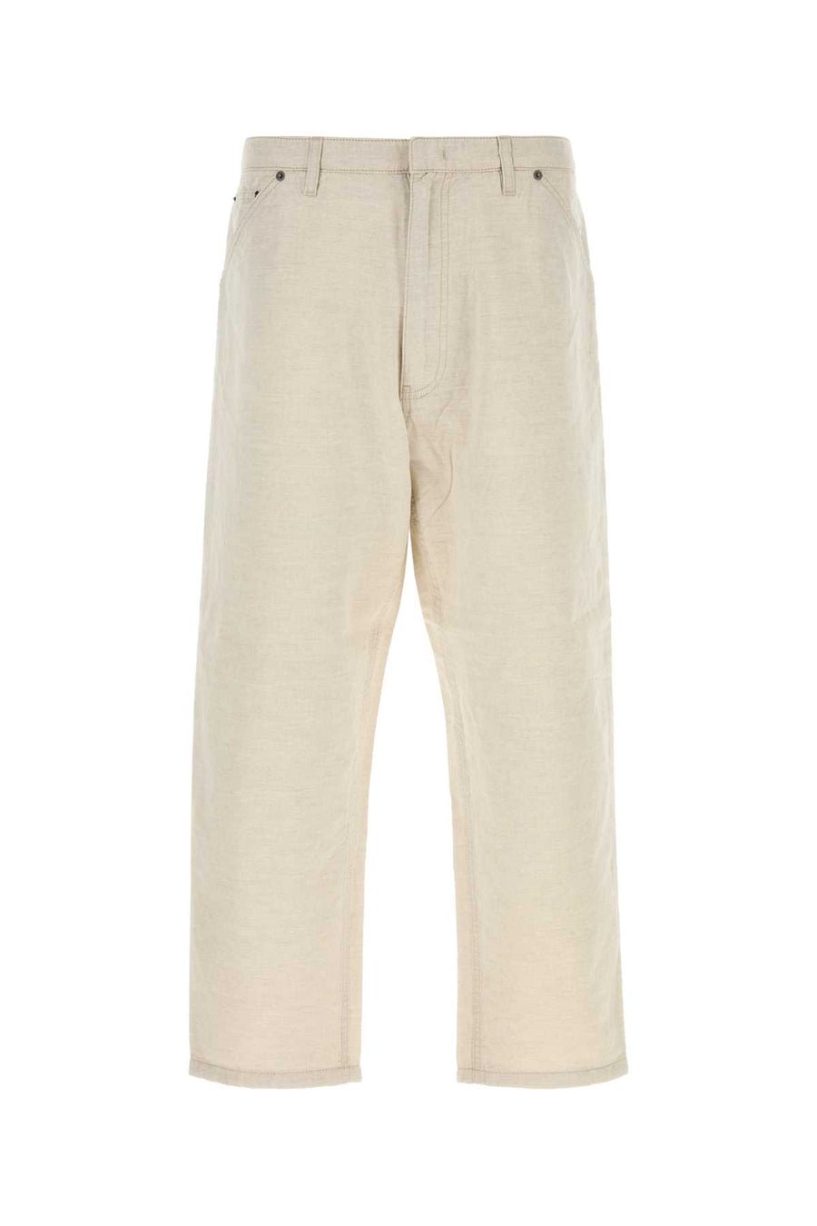 Prada 65% Cotton jeans in beige