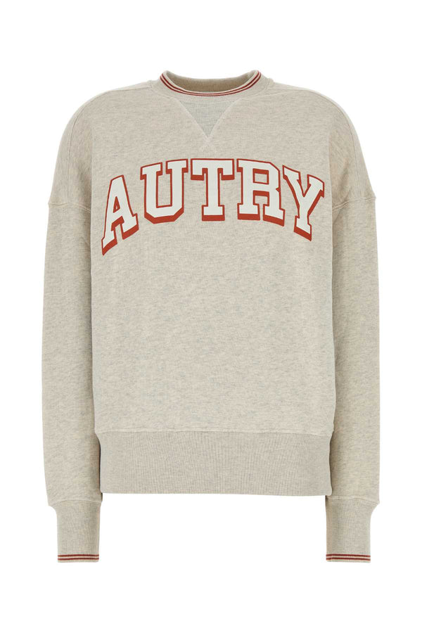 Autry 100% Cotton sweatshirt in beige
