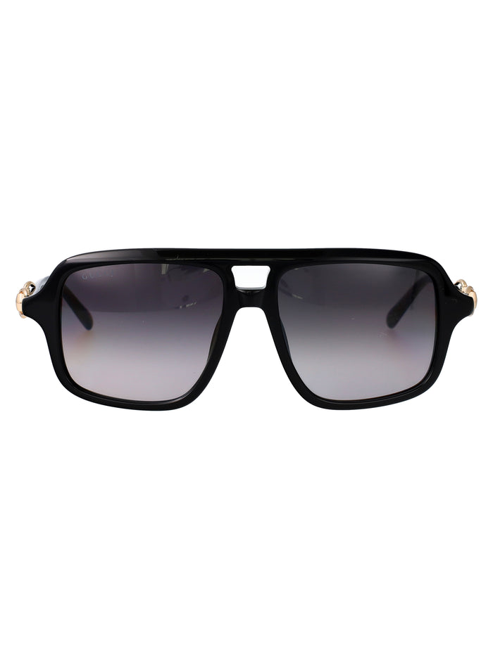 Gg2052s Black-black-grey Acetate Sunglasses