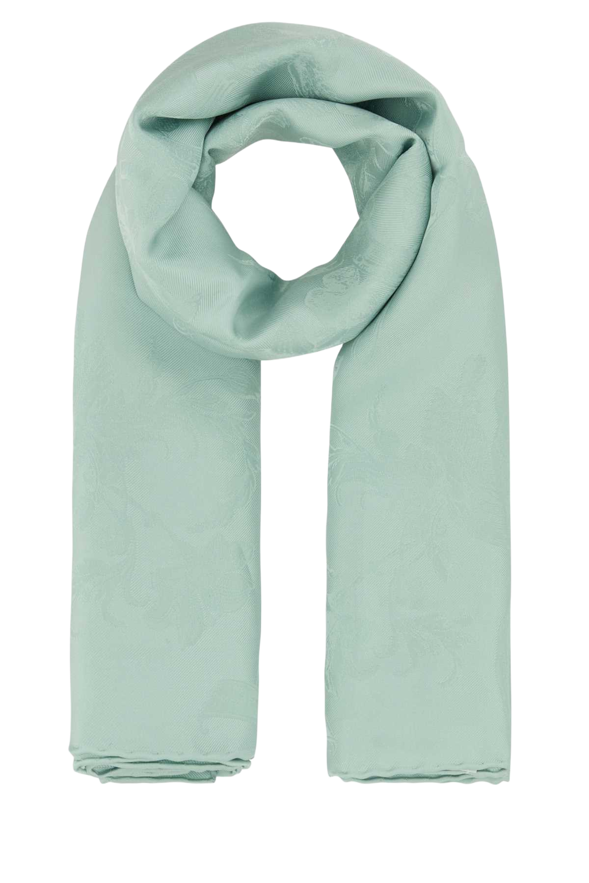 Sea Green Silk Foulard Glass Fo Sailor Tattoo Sciarpe E