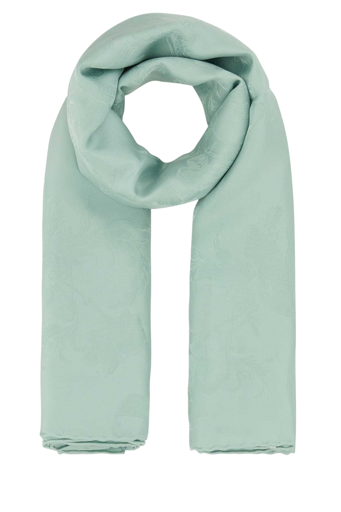 Sea Green Silk Foulard Glass Fo Sailor Tattoo Sciarpe E