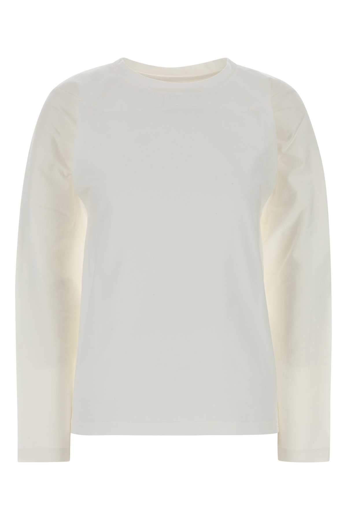 Optic White Exterior: Cotton T-shirt