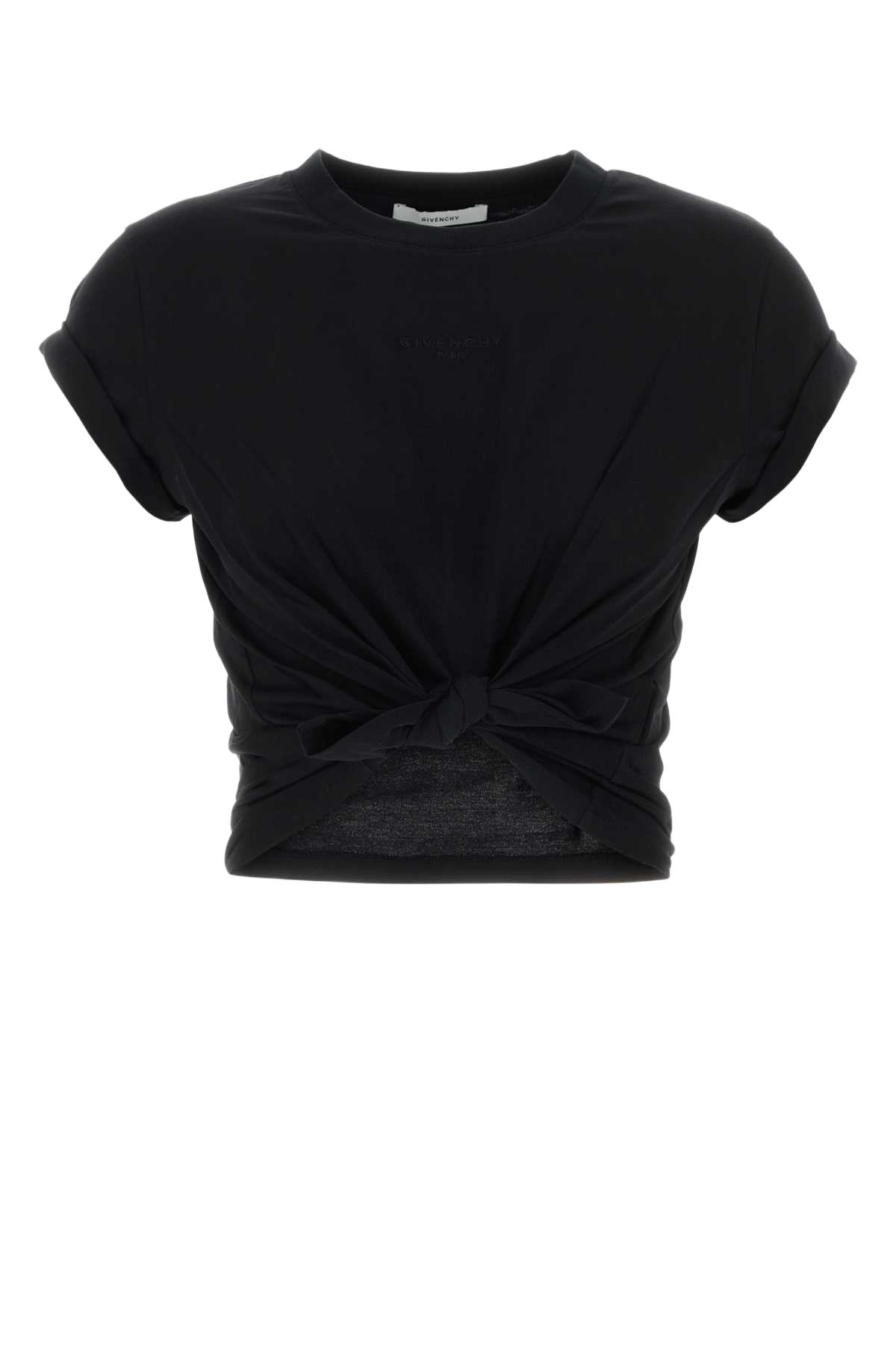 Black Cotton T-Shirt Exterior