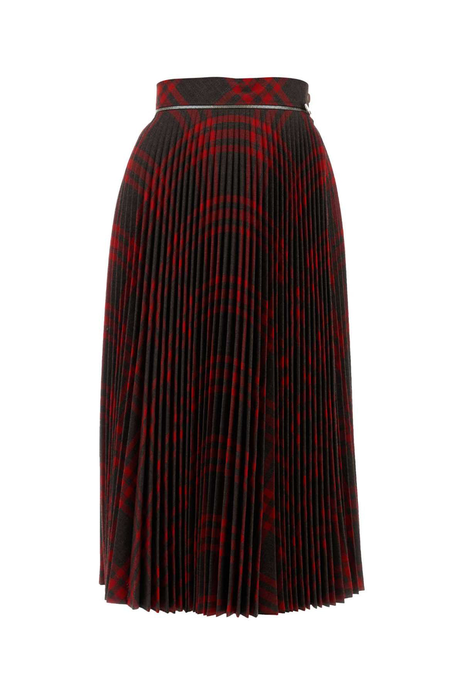 Burberry 55% Polyester skirt in red