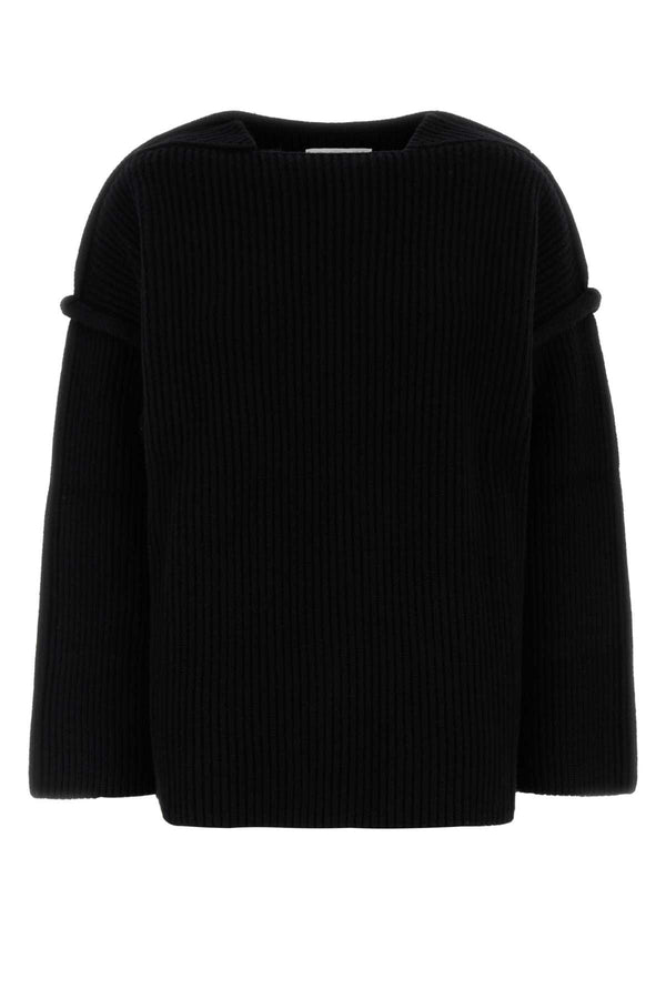Jil Sander Jumper 100% Wool sweater in black