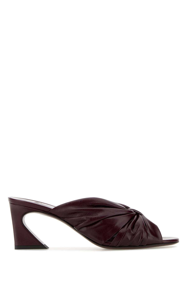 Fendi Nappa 100% nappa leather; lining 100% leather mule in purple