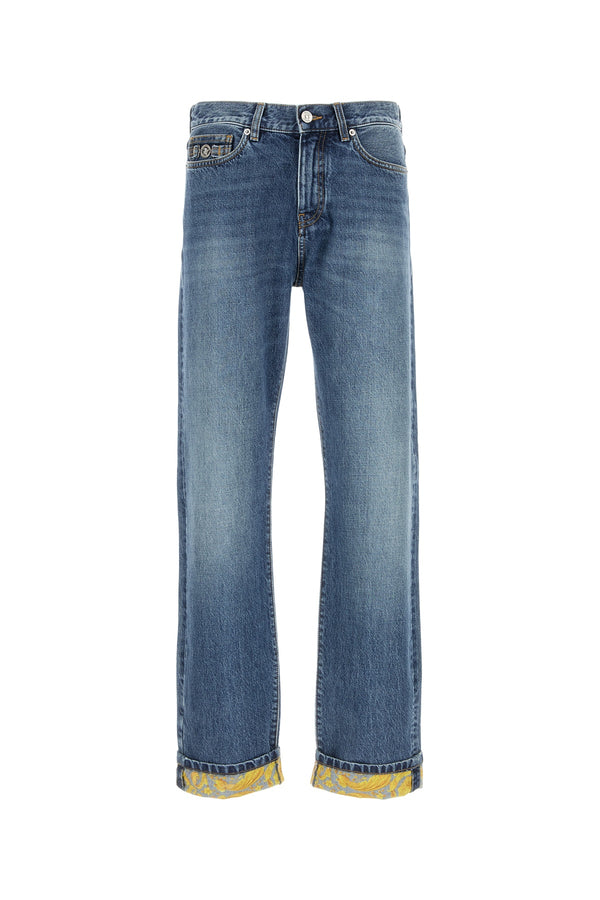 Versace Outer Fabric: 100% Cotton; Lining: 35% Cotton jeans in blue
